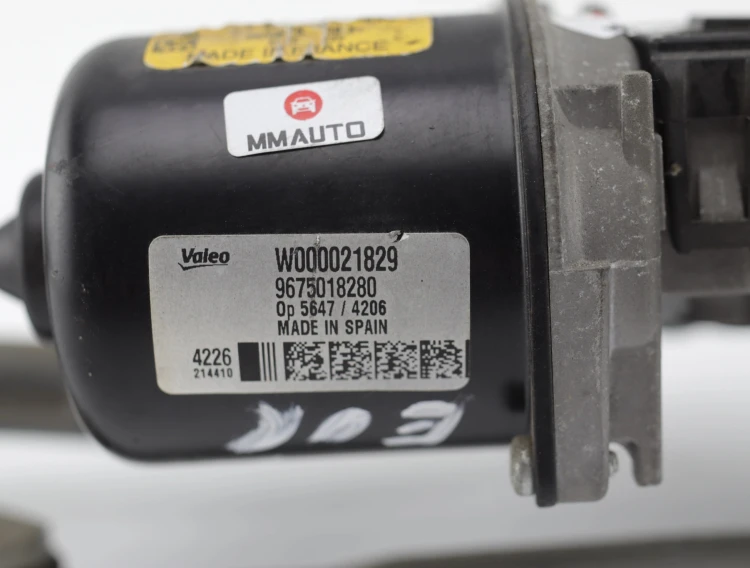 MECHANIZM WYCIERACZEK PRZÓD CITROEN C-ELYSEE 1.6 16V 9675018280