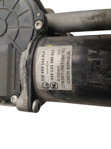 MECHANIZM WYCIERACZEK PRZÓD SKODA FABIA III (2014-2018) 1.0 MPI 75KM 5JB955