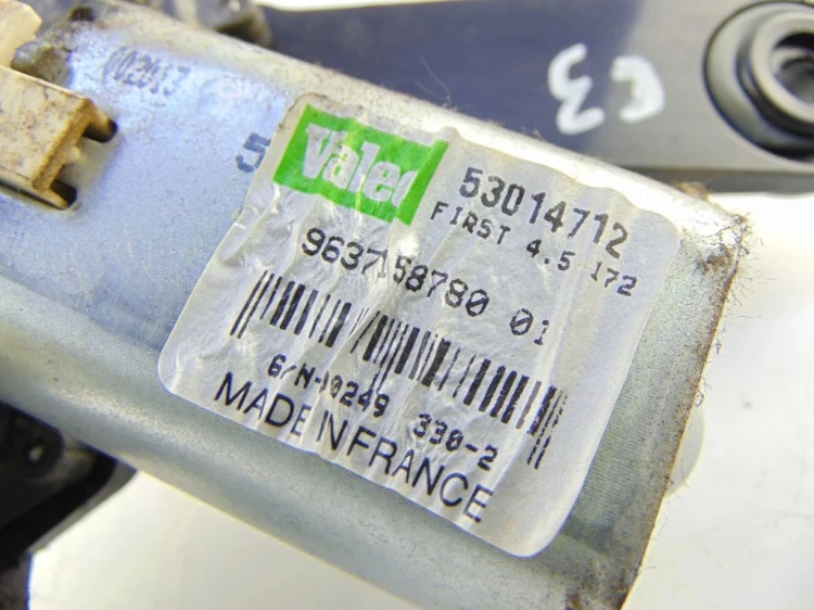 MECHANIZM WYCIERACZKI TYŁ CITROEN C3 I (2002-2005) 1.4 HDI 963715878001