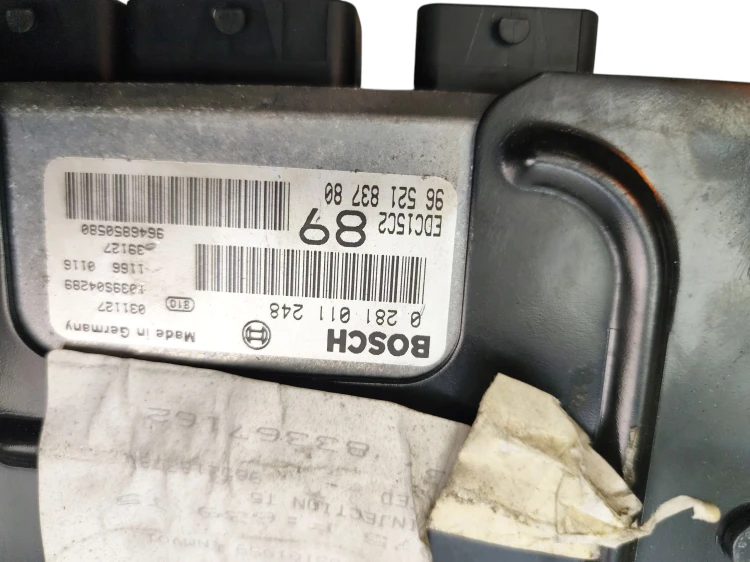 KOMPUTER STEROWNIK SILNIKA PEUGEOT 307 (2001-2005) 2.0 HDI 107KM 9652183780