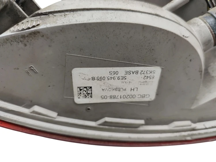 LAMPA LEWY TYŁ SKODA OCTAVIA III LIFT (2016-2020) 1.5 TSI 150KM 5E9945095B