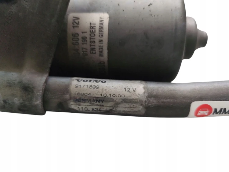 MECHANIZM SILNICZEK WYCIERACZEK PRZÓD VOLVO S80 I 1998-2004 9171899 EUROPA