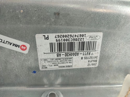 PODUSZKA PASAŻERA FORD B-MAX (2012-2017) 1.0 EcoBoost 120KM AV11-A044H30-AB