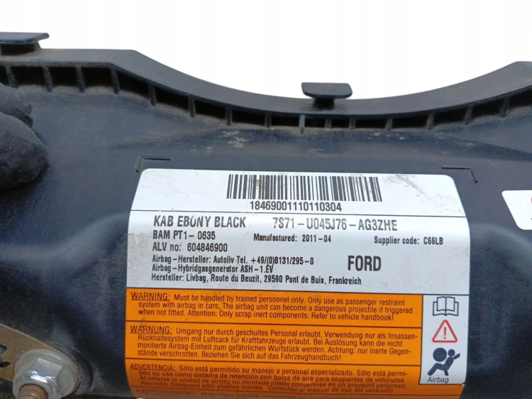 PODUSZKA KOLANOWA FORD MONDEO MK4 LIFT (2010-2014) 2.0 TDCI 140KM 7S71-U045