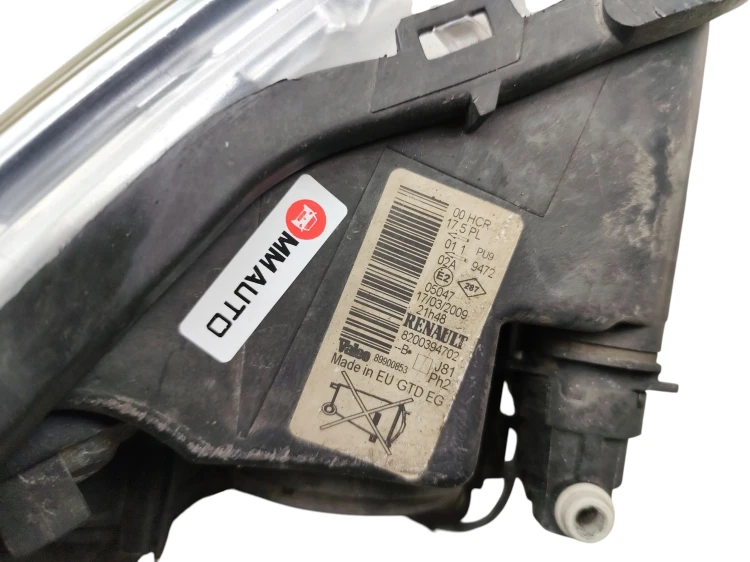 LAMPA LEWY PRZÓD RENAULT ESPACE IV LIFT (2006-2012) 2.0 T 170KM 8200394702