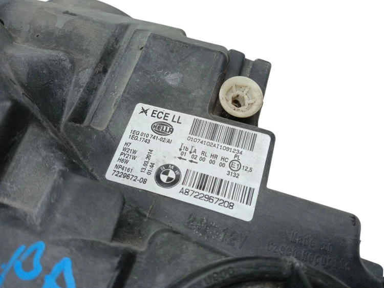 LAMPA PRAWY PRZÓD BMW F20 (2011-2015) 1.6 D 95KM 7229672