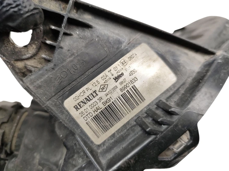 LAMPA PRAWY PRZÓD RENAULT LAGUNA III (2007-2010) 2.0 16V 140KM 260100033R
