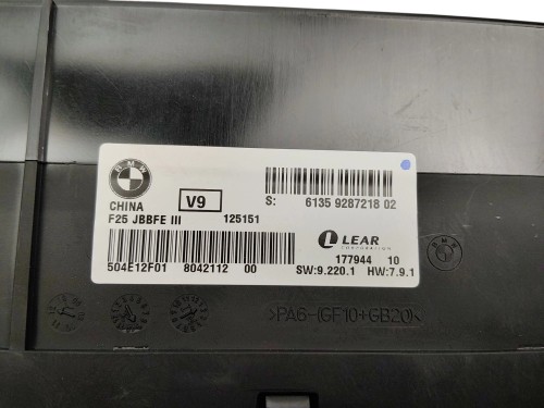 MODUŁ KOMFORTU BMW X3 F25 (2010-2014) 2.0 D 184KM 9287218