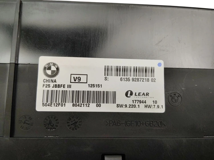 MODUŁ KOMFORTU BMW X3 F25 (2010-2014) 2.0 D 184KM 9287218