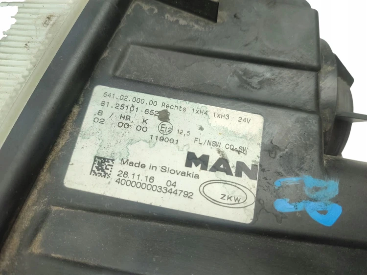 HALOGEN PRAWY MAN MAN TGX I 18.440 (2012-2016) 12.4 440KM 6410200000
