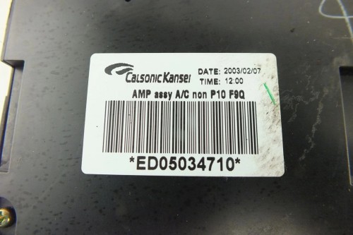 MODUŁ KLIMATYZACJI NISSAN PRIMERA P12 1.8 16V ED05034710