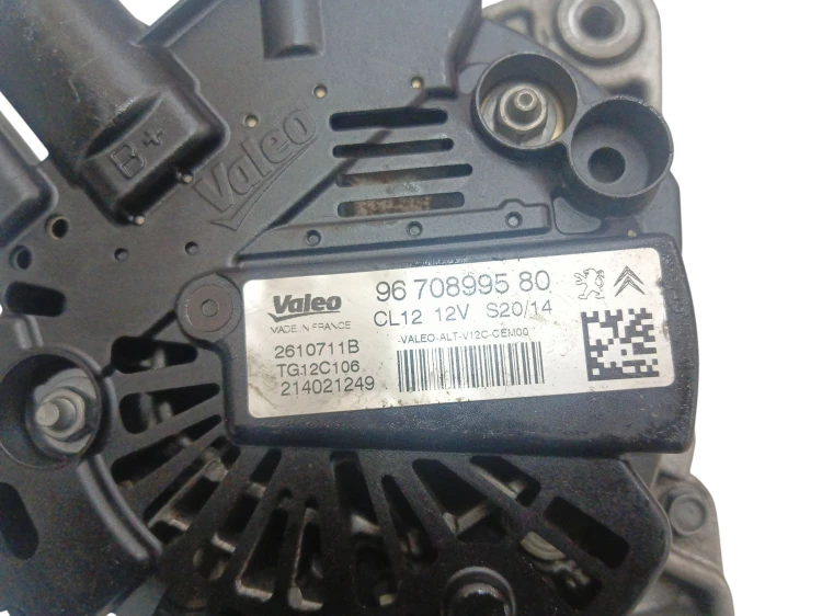 ALTERNATOR CITROEN C4 II B7 (2010-2015) 1.2 THP 131KM 9670899580