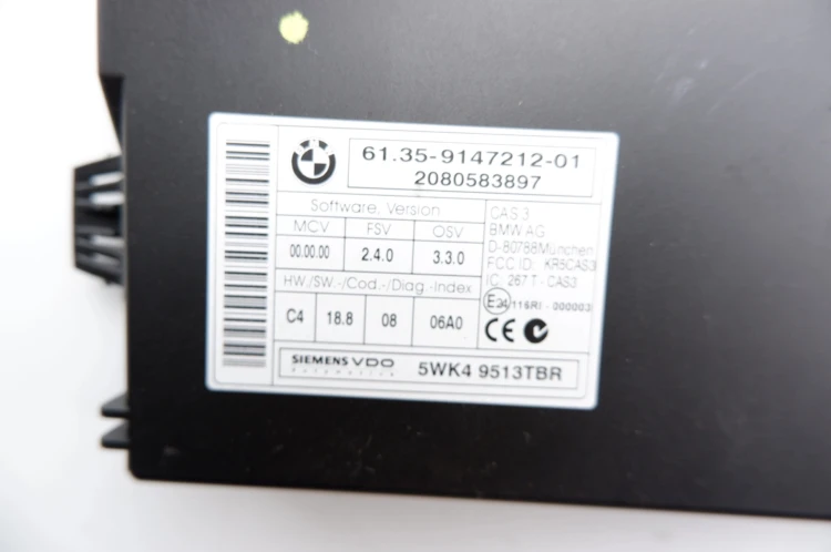 MODUŁ STEROWNIK BMW E81 LIFT (2007-2011) 2.0 143KM 9147212