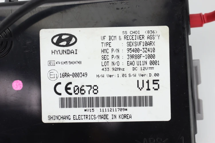 MODUŁ STEROWNIK HYUNDAI I40 (2011-2014) 1.7 CRDI 116KM 95400-3Z410