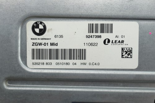 MODUŁ STEROWNIK BMW F10 (2010-2013) 2.0 D 184KM 9247398