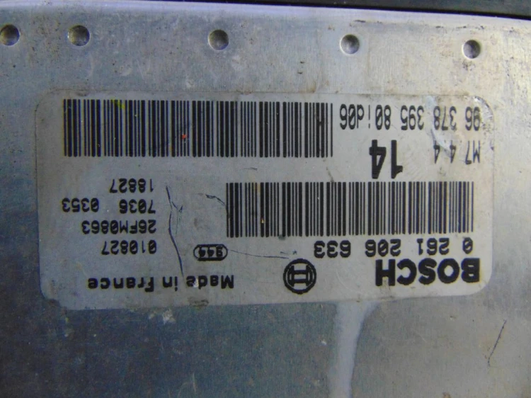 KOMPUTER STEROWNIK SILNIKA CITROEN XSARA PICASSO (1999-2004) 1.6 8V 9637839