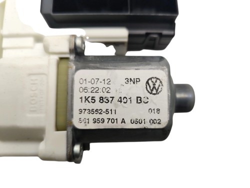 MODUŁ SILNICZEK SZYB LEWY PRZÓD VOLKSWAGEN GOLF VI (2008-2014) 1.6 TDI 105K