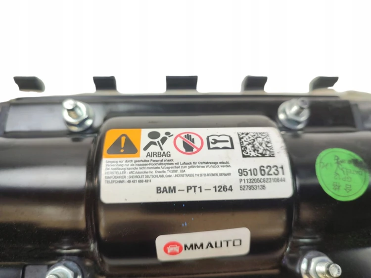 PODUSZKA PASAŻERA OPEL MOKKA A (2012-2016) 1.7 CDTI 131KM 95106231