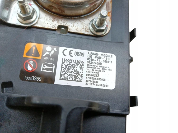 PODUSZKA PASAŻERA OPEL INSIGNIA B (2017-2020) 1.6 CDTI 136KM 34242459D