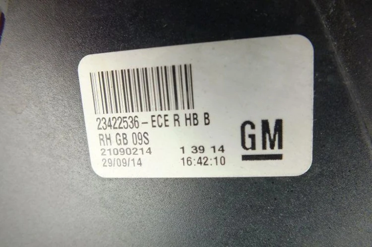 LAMPA PRAWY TYŁ OPEL INSIGNIA LIFT (2013-2015) 2.0 CDTI 140KM