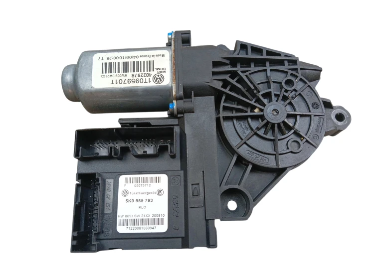 MODUŁ SILNICZEK SZYB LEWY PRZÓD SKODA OCTAVIA II LIFT (2008-2013) 1.9 TDI 1