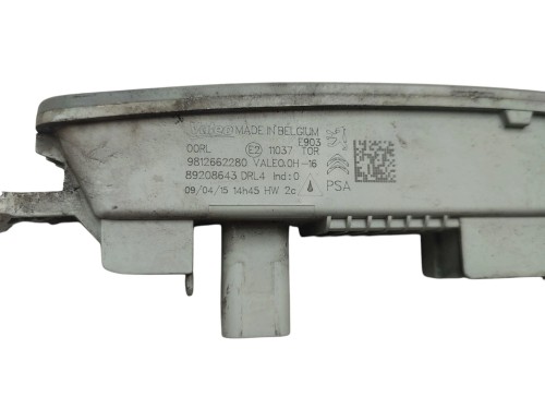 HALOGEN LED LEWY PEUGEOT PARTNER II LIFT (2012-2015) 1.6 e-HDI 92KM 9812662