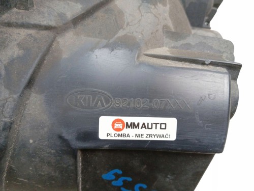 LAMPA PRAWY PRZÓD KIA PICANTO I LIFT (2007-2011) 1.1 CRDI 75KM 92102-07XXX
