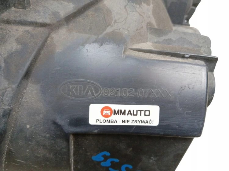 LAMPA PRAWY PRZÓD KIA PICANTO I LIFT (2007-2011) 1.1 CRDI 75KM 92102-07XXX