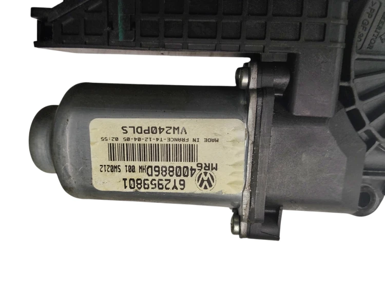 MODUŁ SILNICZEK SZYB PRAWY PRZÓD VOLKSWAGEN POLO IV 9N3 LIFT (2005-2009) 1.
