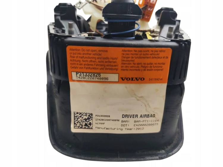 PODUSZKA KIEROWCY VOLVO V70 III LIFT (2011-2013) 2.0 T5 241KM 31332826