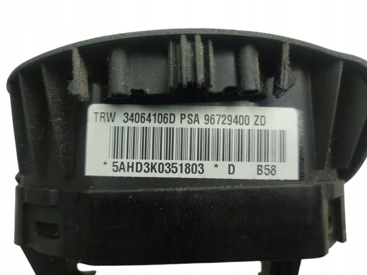 PODUSZKA KIEROWCY CITROEN C4 PICASSO I LIFT (2010-2013) 1.6 e-HDI 112KM 967