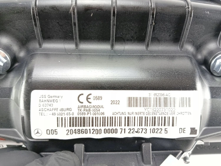 PODUSZKA PASAŻERA MERCEDES C W204 LIFT (2011-2014) 2.2 CDI 170KM 2048601200