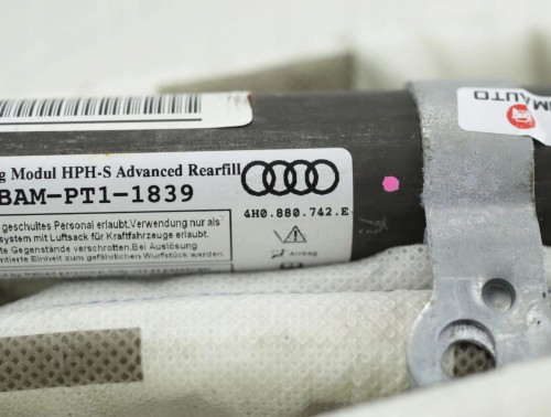 KURTYNA POWIETRZNA PRAWA AUDI A8 D4 (2009-2013) 3.0 TDI 250HP 4H0880742E