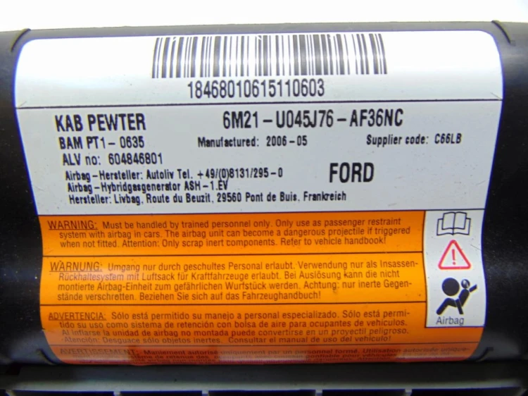 PODUSZKA KOLANOWA FORD GALAXY II (2006-2010) 6M21-U045J76-AF36NC