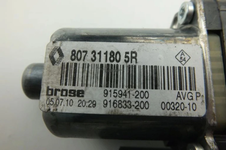 SILNICZEK MECHANIZMU SZYB LEWY PRZÓD RENAULT SCENIC III (2009-2013) 1.6 16V