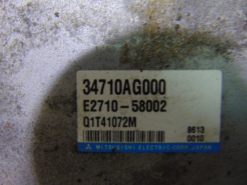 MODUŁ STEROWNIK WSPOMAGANIA SUBARU OUTBACK III(2003-2009) E2710-58002