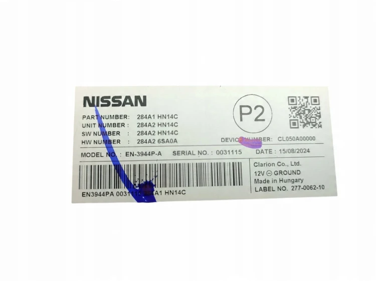 MODUŁ KAMERY NISSAN QASHQAI J12 LIFT (2024-) 1.3 DIG-T 140KM 284A1HN14C 284