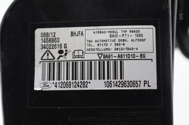 PODUSZKA FOTELA PRAWA FORD FIESTA MK7 (2008-2012) 1.6 TDCI 95KM 8A61-A611D1