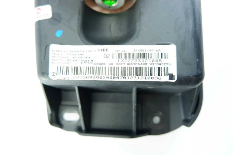 PODUSZKA PASAŻERA MERCEDES C W204 LIFT (2011-2014) 2.2 CDI 170KM 2078603902