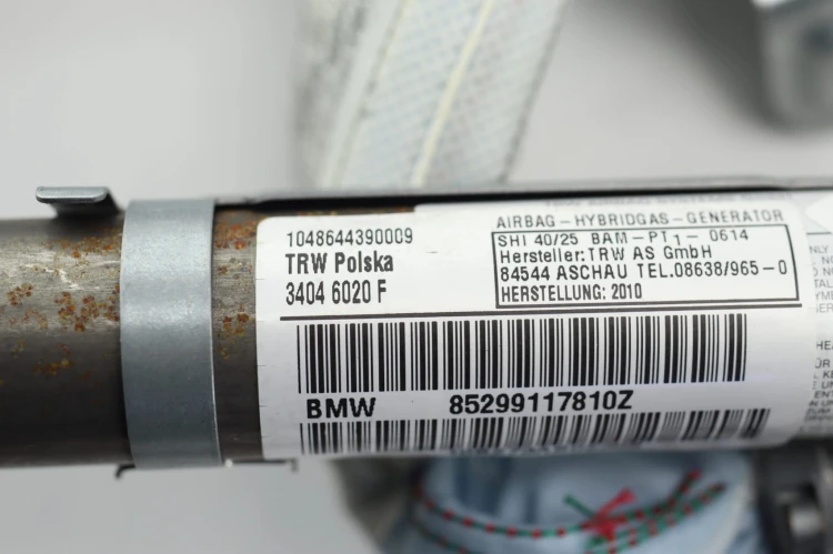 KURTYNA POWIETRZNA PRAWA BMW X1 E84 (2009-2012) 2.0 D 143KM 85299117810Z 34