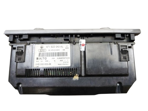 PANEL KLIMATYZACJI AUDI A6 C6 LIFT (2008-2011) 3.0 TDI 240KM 4F1820043AL