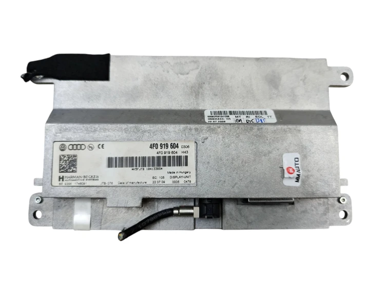 WYŚWIETLACZ AUDI A6 C6 LIFT (2008-2011) 3.0 TDI 240KM 4F0919604