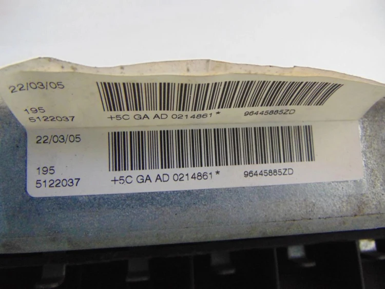 PODUSZKA KOLANOWA PEUGEOT 407 (2004-2008) 96445885ZD