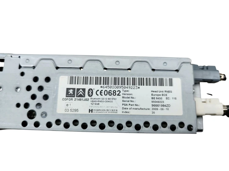 RADIO NAWIGACJA GPS CITROEN C5 III (2008-2010) 2.0 HDI 136KM 96661984ZD