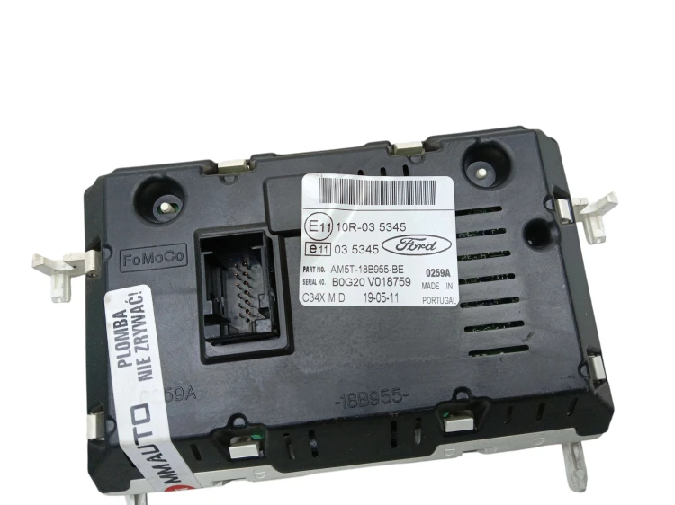 RADIO WYŚWIETLACZ PANEL KOMPLET FORD C-MAX MK2 (2010-2015) 1.6 TDCI 95KM