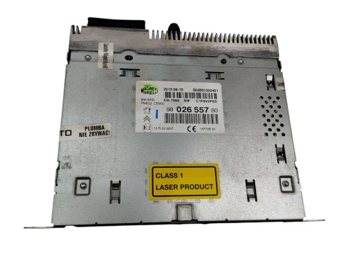 RADIO CZYTNIK CITROEN C4 II B7 (2010-2015) 1.6 e-HDI 92KM 9802655780