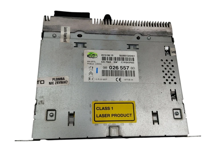 RADIO CZYTNIK CITROEN C4 II B7 (2010-2015) 1.6 e-HDI 92KM 9802655780