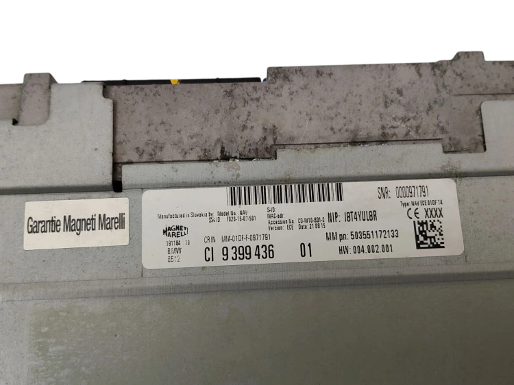 RADIO CZYTNIK BMW 2 F46 GRAN TOURER (2014-2018) 1.5 D 116KM 9399436
