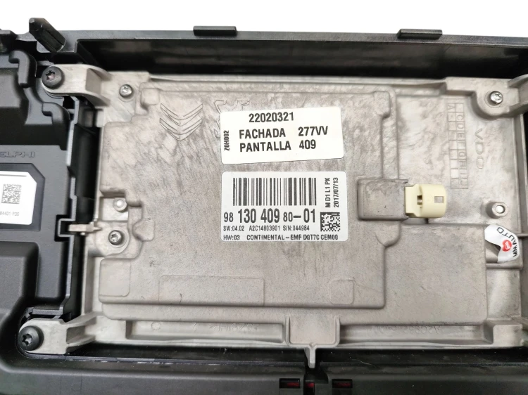 WYŚWIETLACZ CITROEN C4 PICASSO II LIFT (2016-2019) 2.0 BlueHDI 150KM 981304