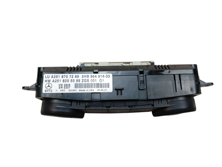PANEL KLIMATYZACJI MERCEDES ML W164 (2005-2008) 3.0 CDI 224KM A2518707289